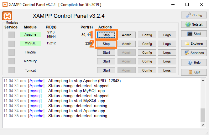 online voting system open xampp