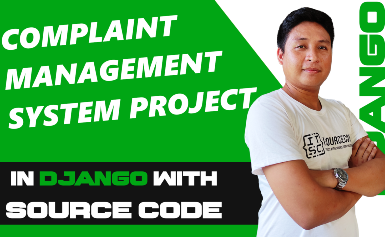 Complaint Management System Project in Django with Source Code