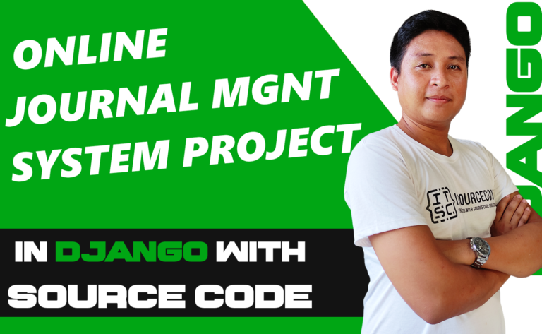 Online Journal Management System Project in Django with Source Code