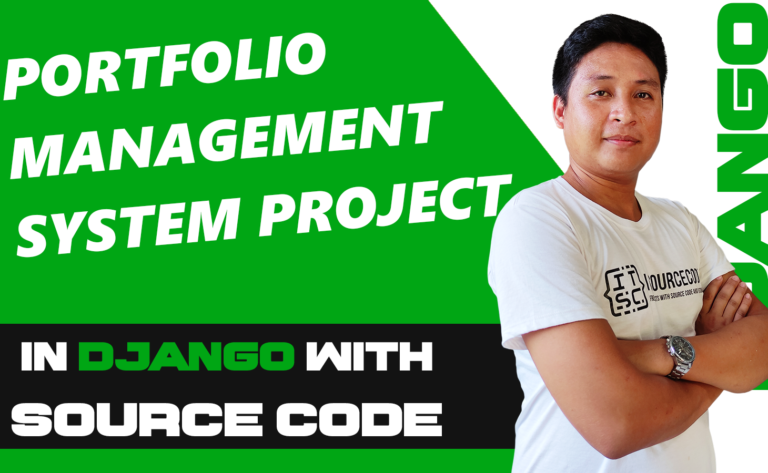 Portfolio Management System Project in Django with Source Code