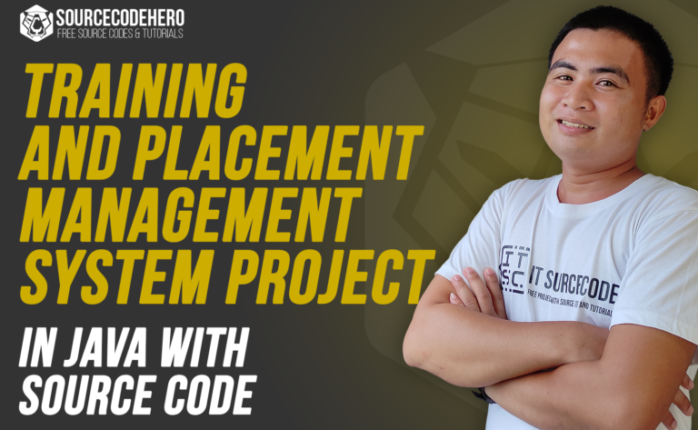 Training and Placement Management System Project In Java With Source Code