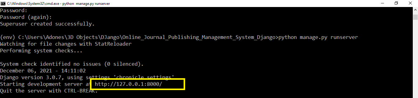 copy url in Online Journal Management System Project in Django with Source Code