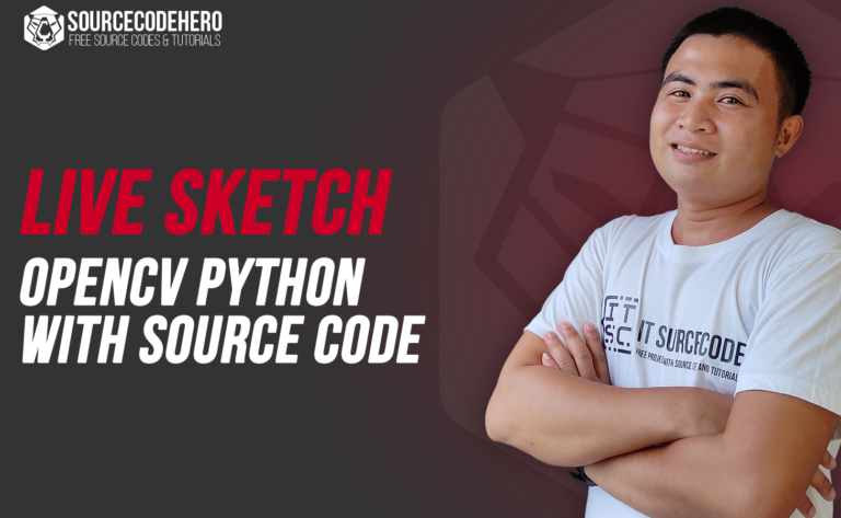 Live Sketch OpenCV Python With Source Code