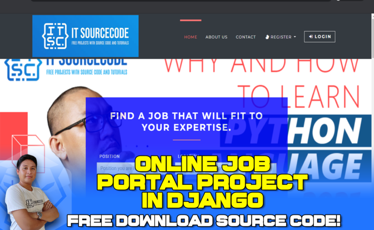 Online Job Portal in Django project with Source Code Archives - SourceCodeHero.com