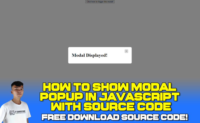 how to call modal popup in javascript