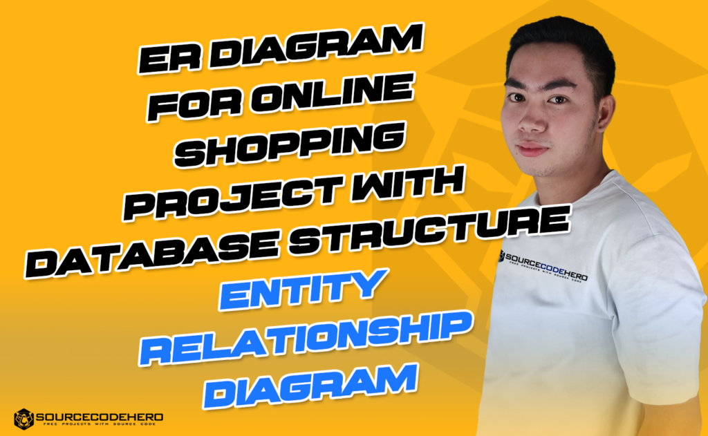 ER Diagram For Online Shopping Project With Database Structure