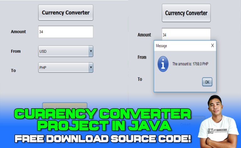 Currency Converter Project In Java With Source Code