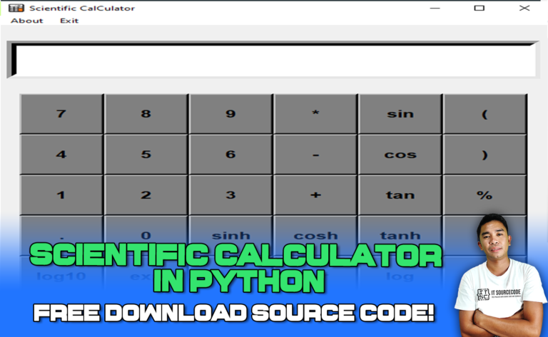 Scientific Calculator In Python With Source Code
