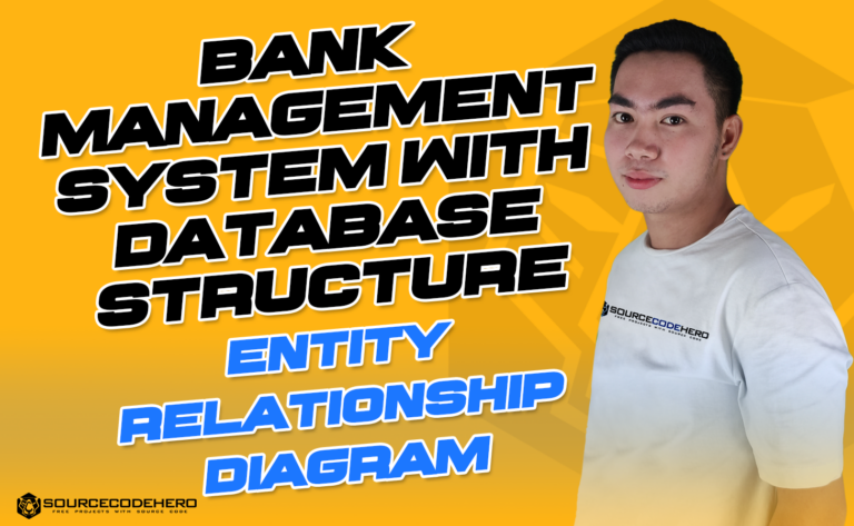 ER Diagram For Bank Management System With Database Structure
