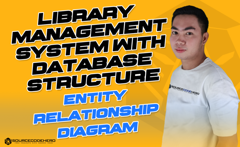 ER Diagram For Library Management System With Database Structure