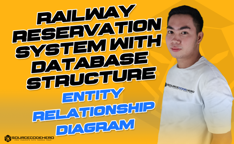 ER Diagram For Railway Reservation System With Database Structure