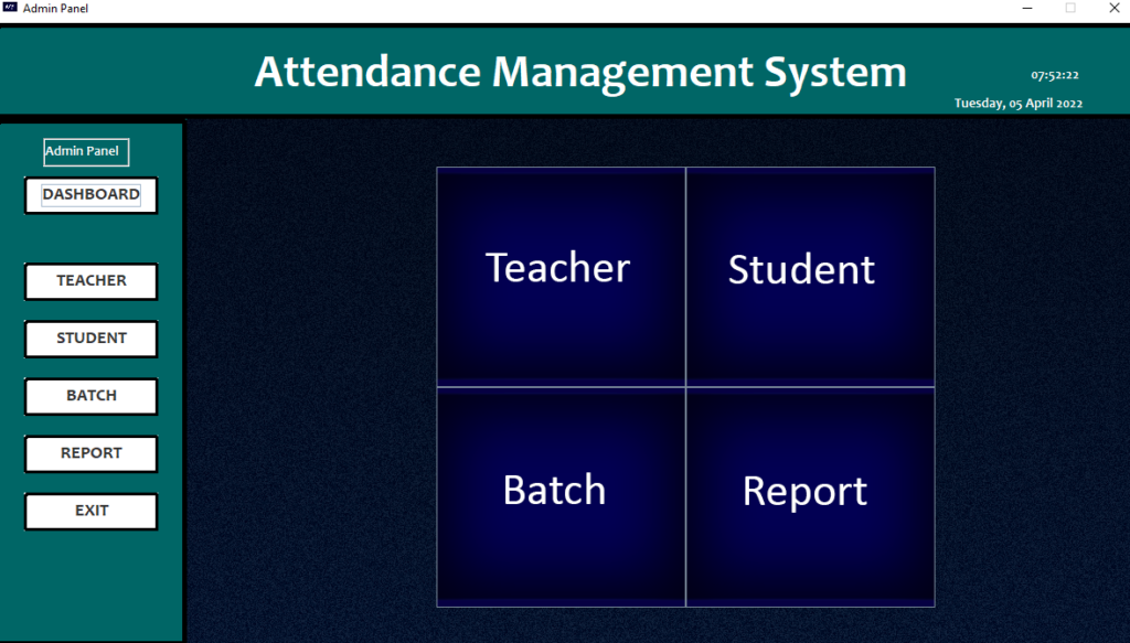Attendance Management System Main