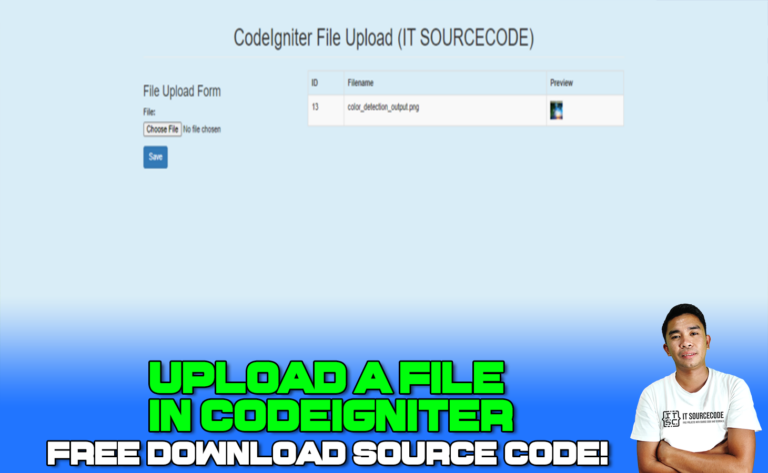 Upload A File In Codeigniter With Source Code