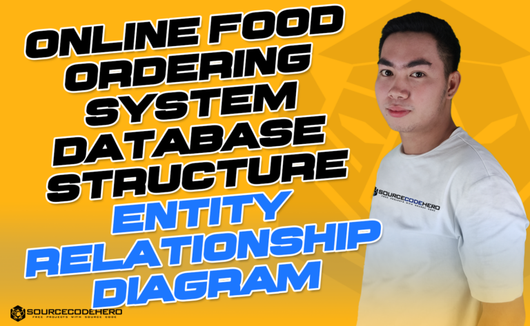 Online Food Ordering System ER Diagram and Database