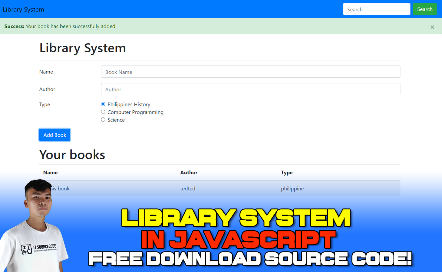 library-system-in-javascript-with-source-code-2022-free-codes