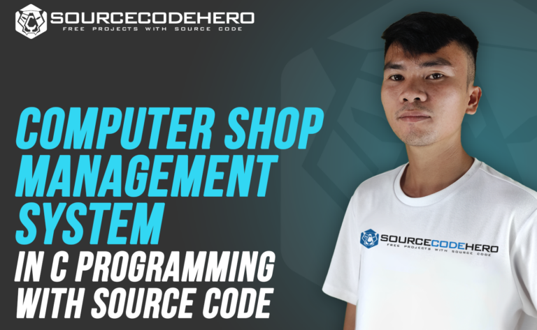 Computer Shop Management System in C with Source Code