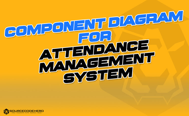 Component Diagram for Attendance Management System